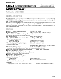 MSM7570-01TS-K Datasheet