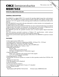 MSM7652GS-2K Datasheet