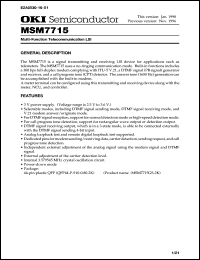 MSM7715GS-2K Datasheet