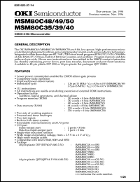 MSM80C39GS-2K Datasheet