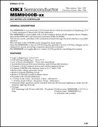 MSM9000-xxAV-Z-xx Datasheet