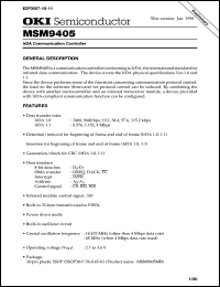 MSM9405MB Datasheet
