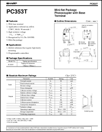 PC353T Datasheet