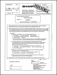 PC900V0NSZX Datasheet