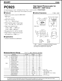 PC923 Datasheet