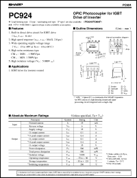 PC924 Datasheet