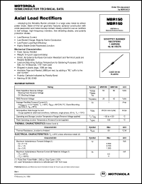 MBR160 Datasheet