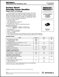 MBR0530LT1 Datasheet