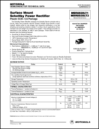 MBR0520LT1 Datasheet