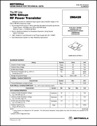 2N6439 Datasheet