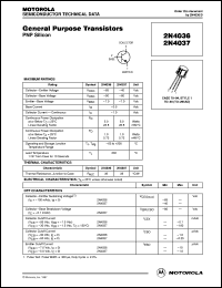 2N4036 Datasheet