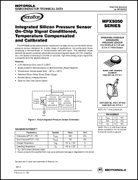 MPX5050GSX Datasheet