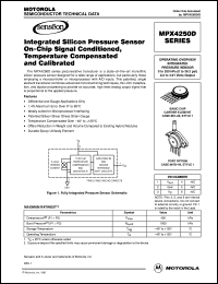 MPX4250ASX Datasheet