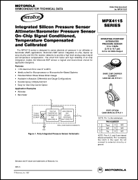 MPX4115ASX Datasheet