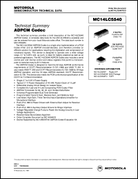 MC14LC5540DW Datasheet