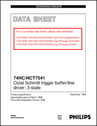 74HC7540DB Datasheet