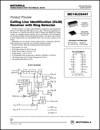 MC14LC5480P Datasheet