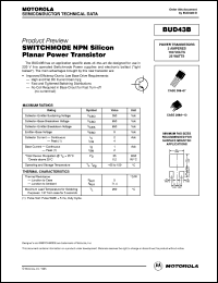 BUD43B Datasheet