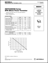 BUX41 Datasheet