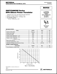 BUV22 Datasheet