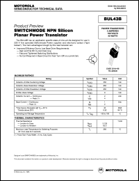 BUL43B Datasheet