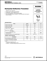 BU208A Datasheet