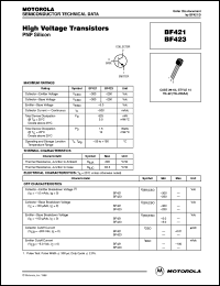 BF421 Datasheet