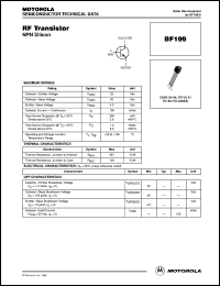 BF199 Datasheet