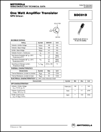BDC01D Datasheet