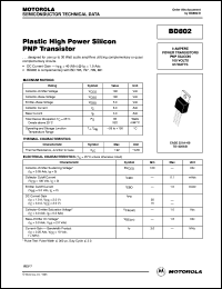 BD802 Datasheet