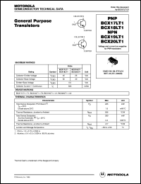 BCX20LT1 Datasheet