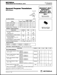 BC849BLT1 Datasheet