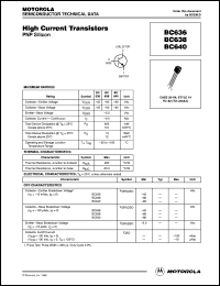 BC636 Datasheet