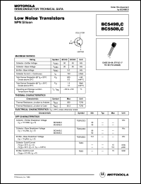 BC549C Datasheet