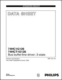 74HC1G14GW Datasheet
