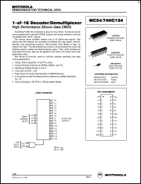 MC74HC158ADT Datasheet