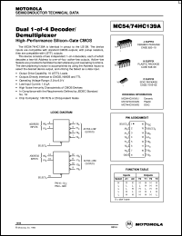 MC54HC154DW Datasheet