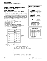 MC54HC589AJ Datasheet