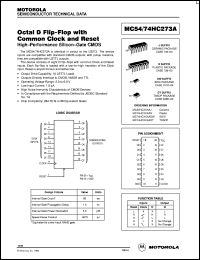 MC74HC273AFR1 Datasheet
