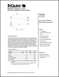 TQ9203 Datasheet