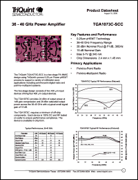 TGA1073C-SCC Datasheet