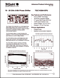 TGC1430G Datasheet