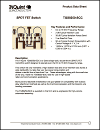 TGS8250-SCC Datasheet