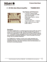 TGA8622-SCC Datasheet
