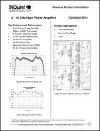 TGA9092-EPU Datasheet