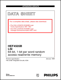 HEF4505BD Datasheet