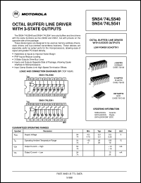 SN74LS541DW Datasheet