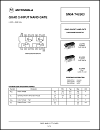 SN54LS10J Datasheet