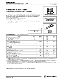 T2322D Datasheet