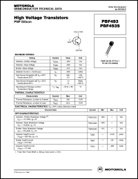 PBF493RS Datasheet
